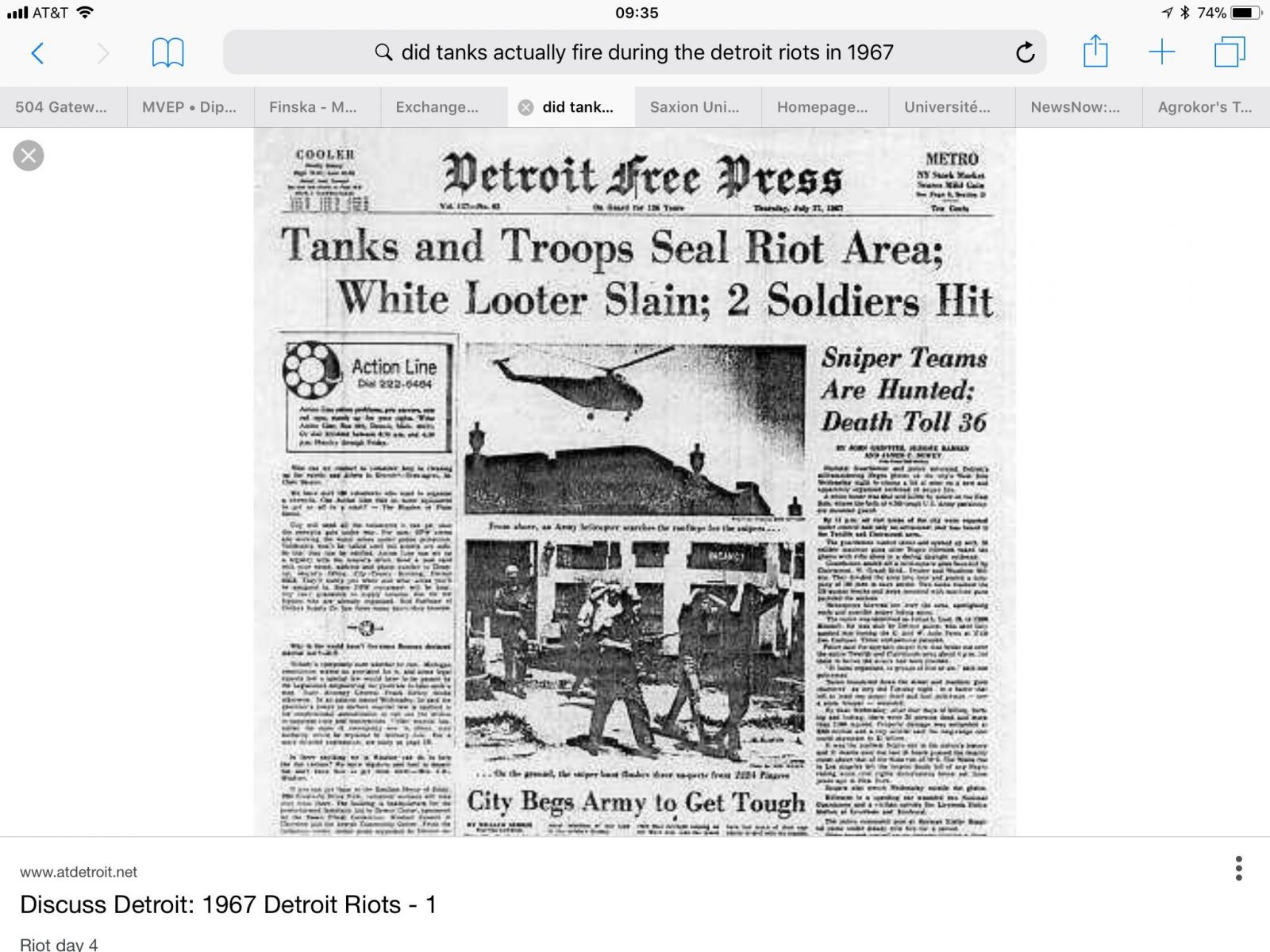 Detroit Race Riots - Houston Sports News