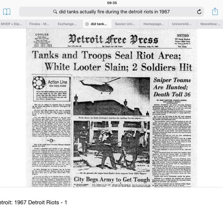 Detroit Race Riots - Houston Sports News