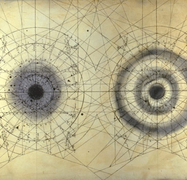 1-Penny-Cerling-_Black-Hole-Big-Bang_-1999-Pen-ink-oil-on-wood-24x-32-in.-Post-Image