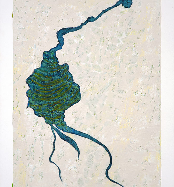 5-Tracye-Wear-“Elephant-Ear-Bulb”-2020-oil-stick-on-paper-16.125-x-12-¼-inches