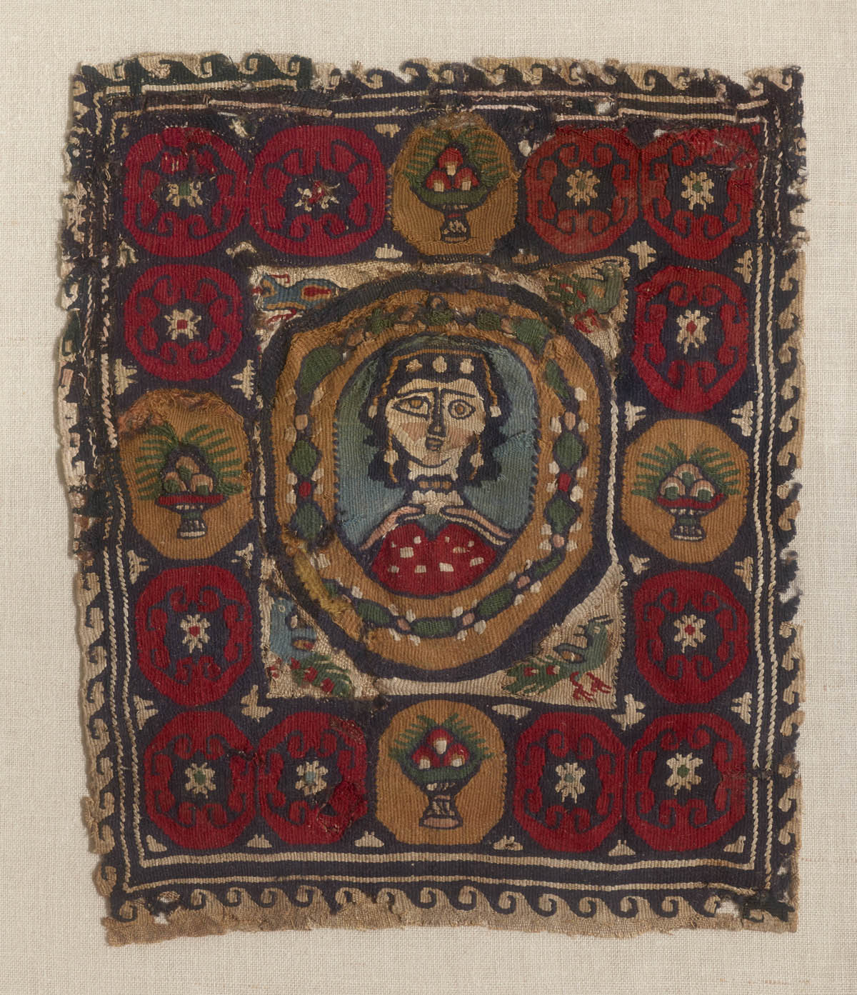 4-Coptic-Square-with-Female-Bust