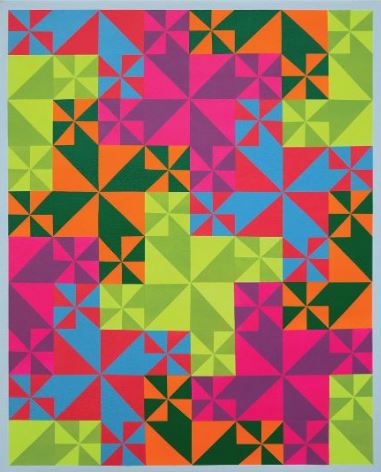 5-Christopher-Cascio-“Untitled”-Pinwheel-Aerosol-acrylic-on-canvas-2020-2021-20.5-x-15.5-inches
