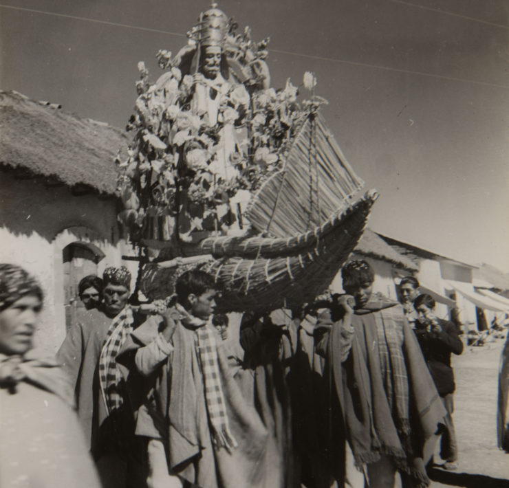 3-Pierre-Verger-Untitled-Sun-Bursts-Forth-Figure-Saint-Peter-Fishing-Lake-Boat-Anc-Peruvian-Model-Fiesta-d-San-Pedro-Ichu-Puno-Peru-1939–45