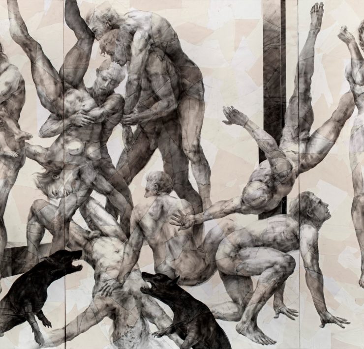 1-James-Drake-Can-We-Know-the-Sound-of-Forgiveness2021-charcoal-on-paper-mounted-on-canvas-144-x-288-in