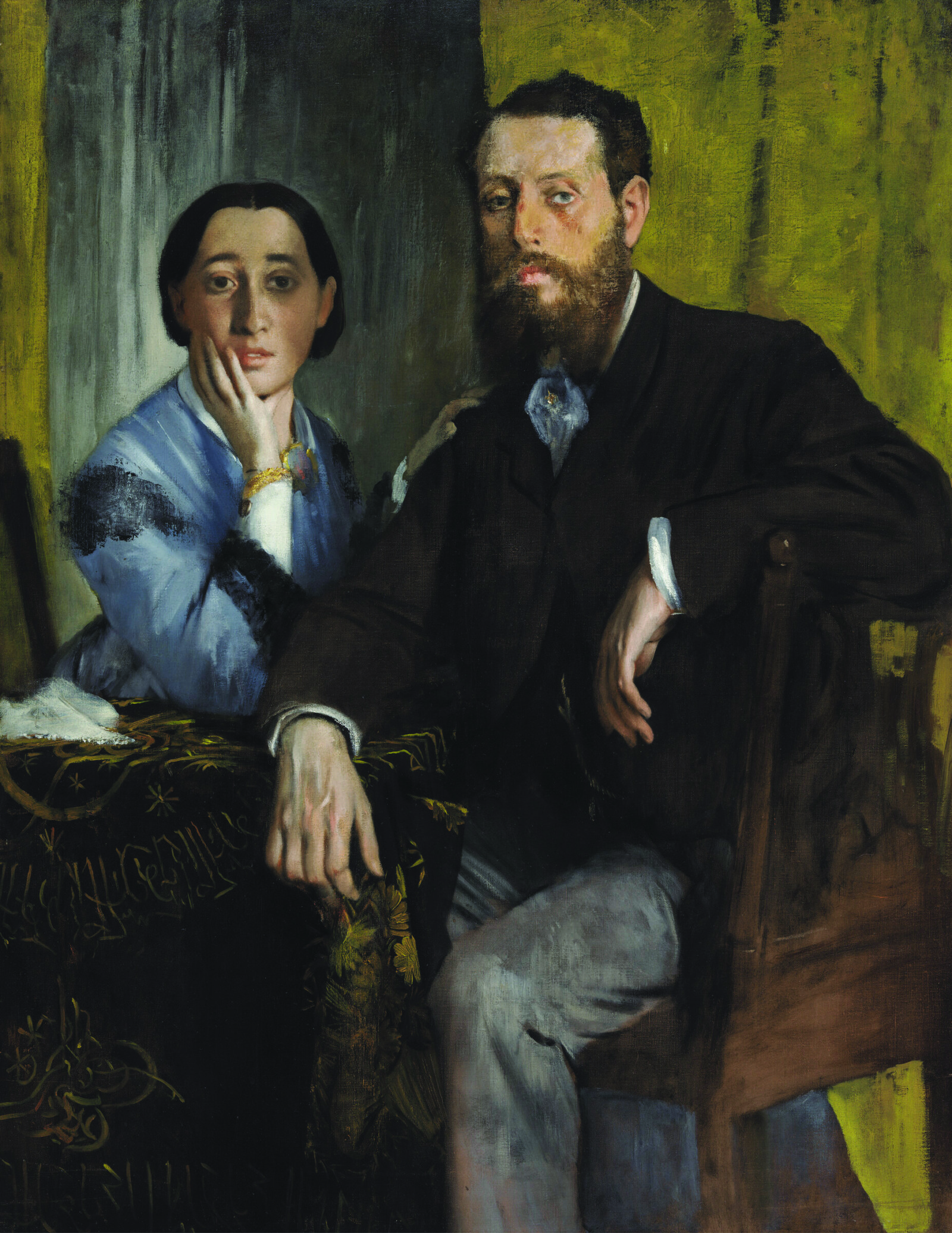 9-Degas-Edmondo-and-Therese-Morbilli-C.-1865