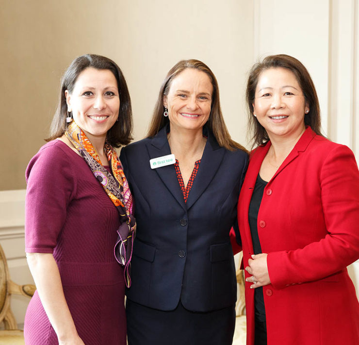 Houston-Golf-Association-Director-of-Fund-Development-Claire-Bey-Luncheon-silent-auction-co-chair-Ann-Huynh