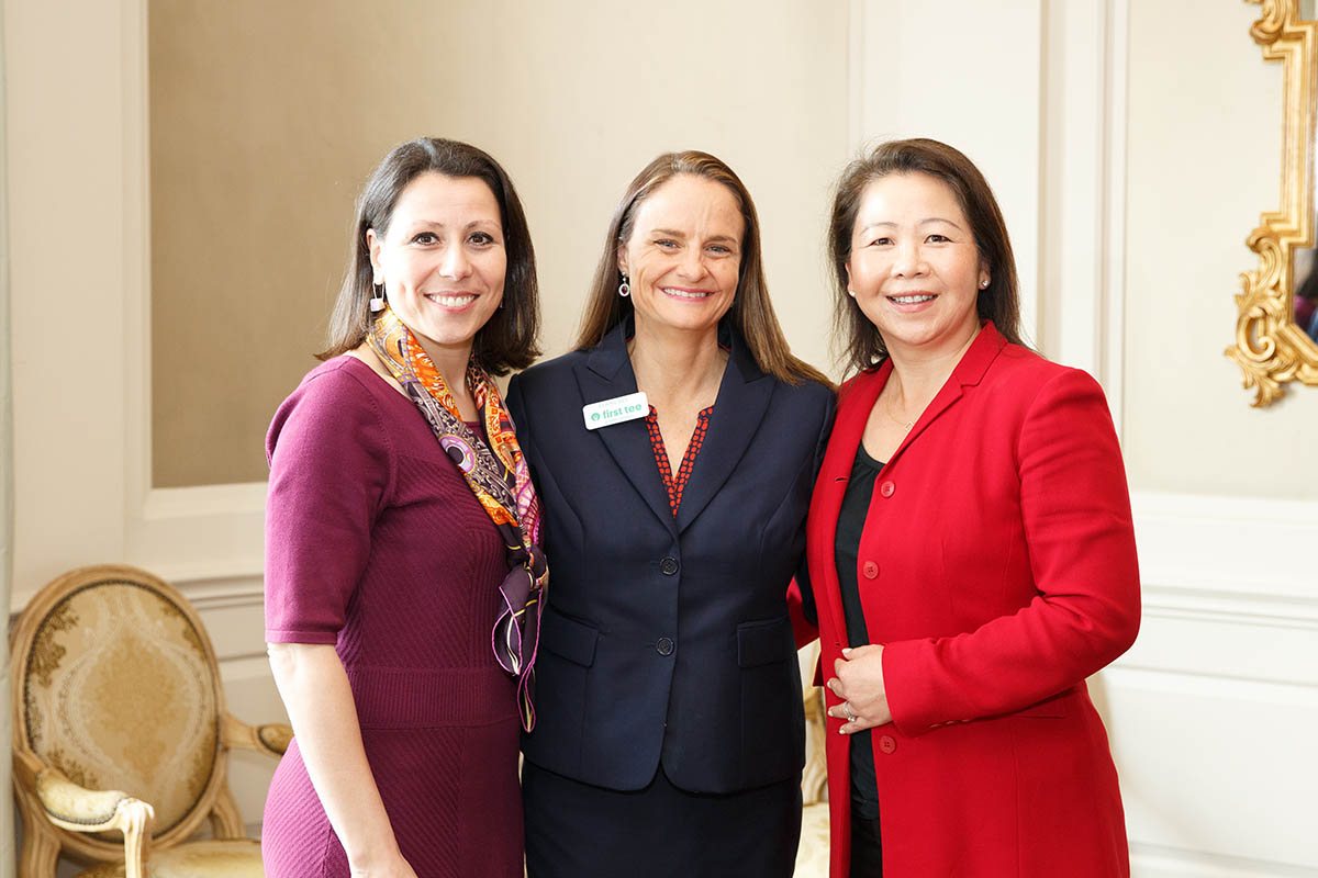 Houston-Golf-Association-Director-of-Fund-Development-Claire-Bey-Luncheon-silent-auction-co-chair-Ann-Huynh