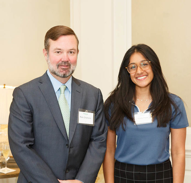 Luncheon-chair-Robert-Chisolm-and-speaker-Nikita-Patel