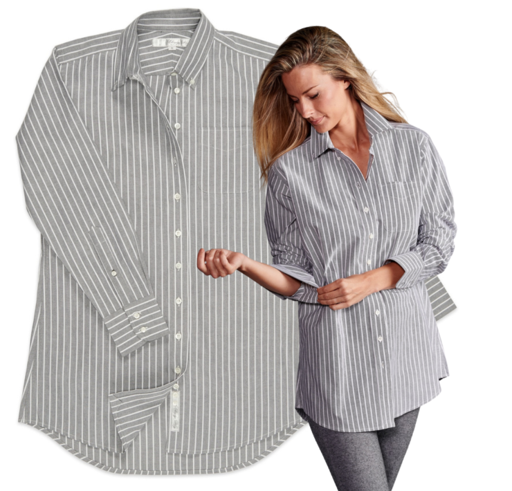 18-CK-His-is-Hers-oxford-ash-gray-stripe