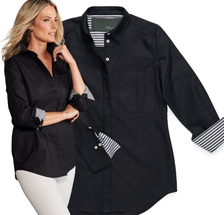 9-CK-Modified-Boyfriend-black-oxford-stripe-cuffs