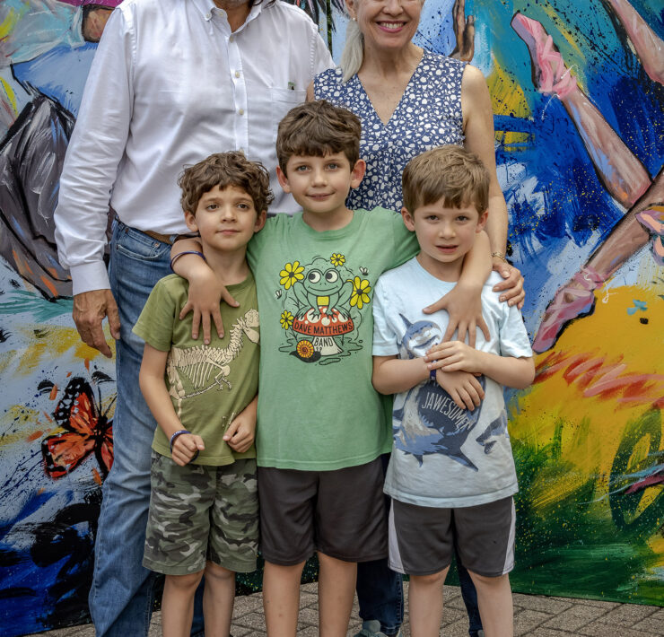 Romulo-Tim-Cisneros-Chair-of-the-Miller-Theatre-Advisory-Board-with-wife-Karla-Cisneros-Council-Member-and-grandchildren