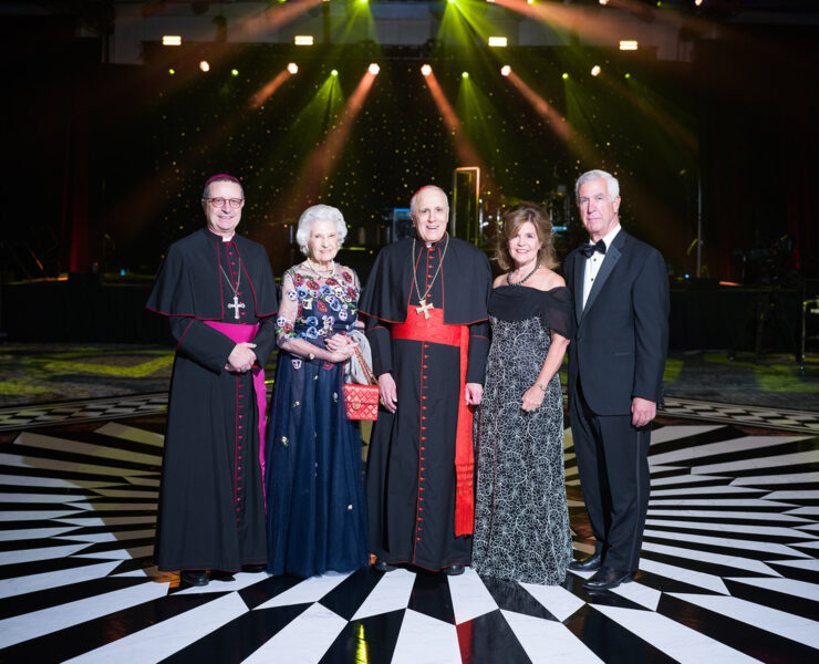 Honorary-Chairs-Bishop-Italo-DellOro-CRS-and-Raye-G.-White-Honoree-His-Eminence-Daniel-Cardinal-DiNardo-Event-Chairs-Ginger-and-John-Niemann