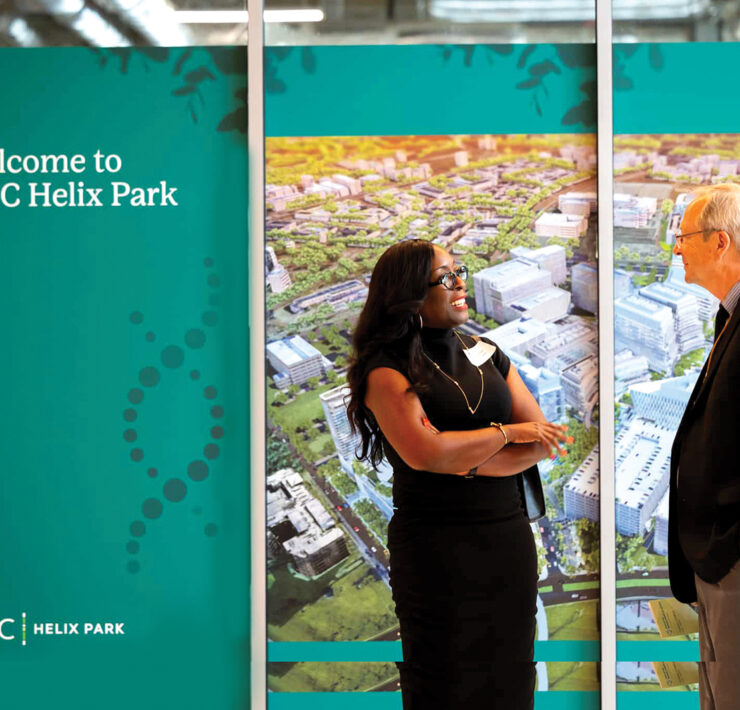 Helix Park sign
