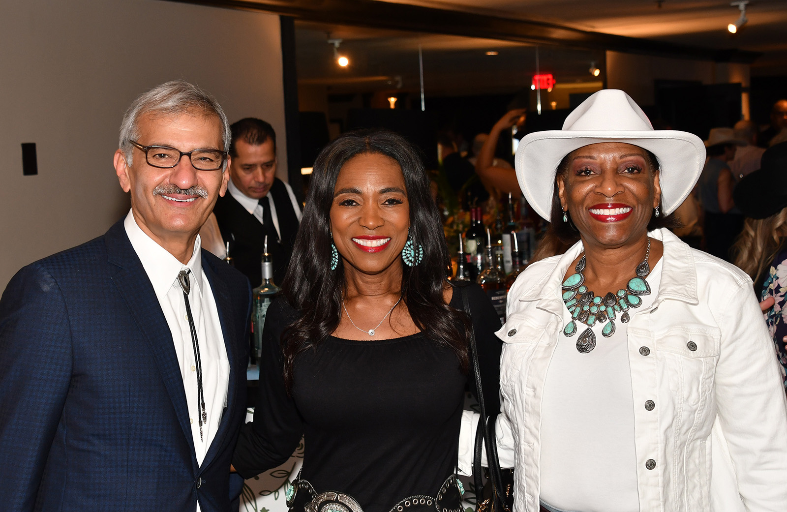 Saied Alavi, Dr. Kathy Flanagan, and Emma Chambers by Dalton DeHart
