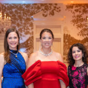 Cropped Judy Peterson (Junior League Development Vice President), Mary Lee Wilkens (Junior League President), Dionella Martinez (Centennial Ball Chair)