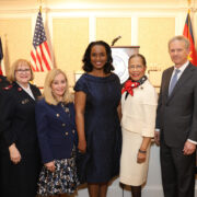 Major Rob & Carolynn Webb, Judi McGee, Winell Herron, Merele Yarborough, Charles and Nathalie Roff