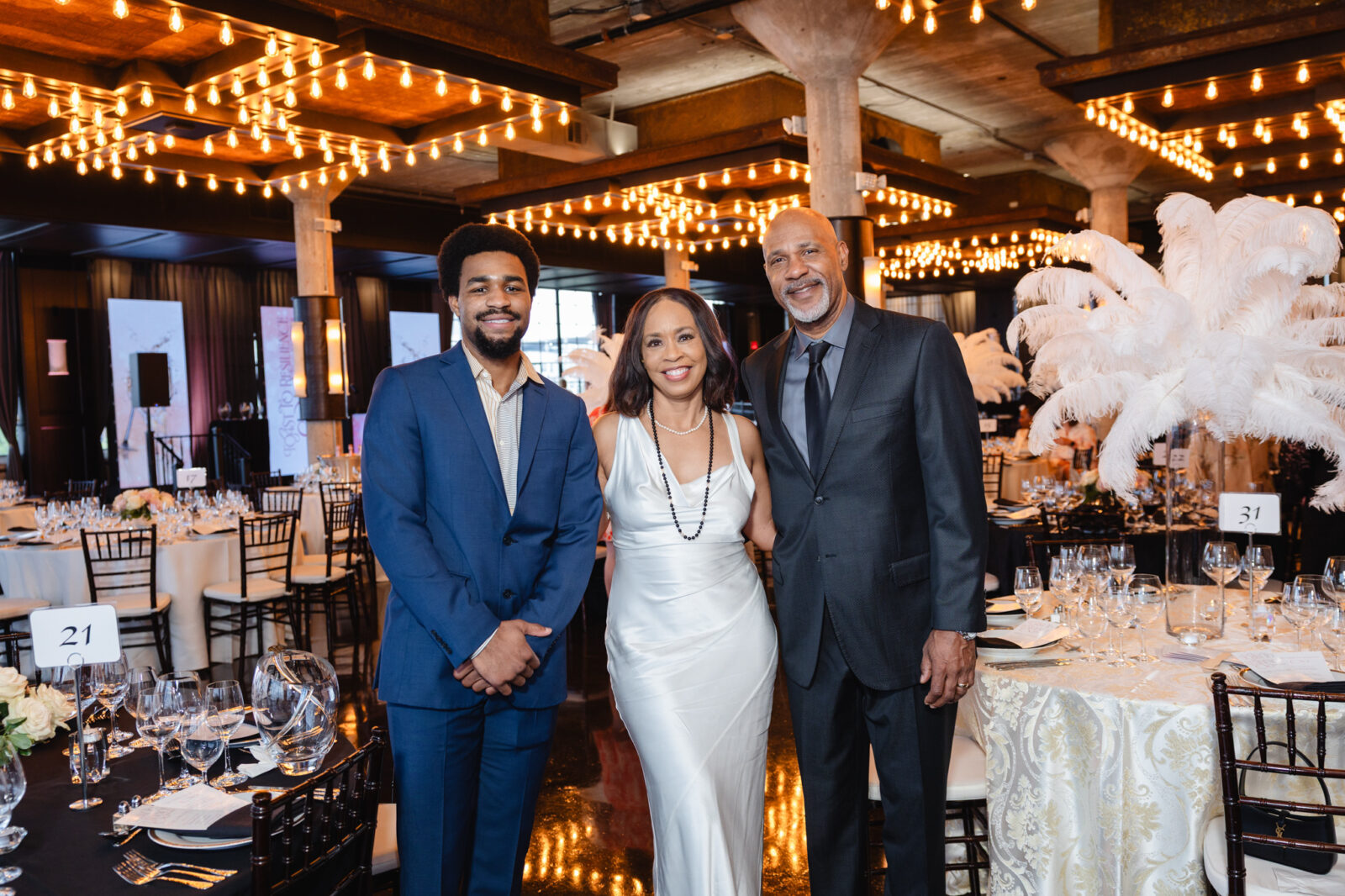 Gaston Elie, Gina Gaston Elie and Mario Elie