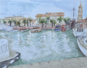 2) Karla Cisneros’ watercolor of a serene harbor marks her return to the First Saturday Arts Market after a 13 year hiatus with new paintings. Her nature inspired works 2) Karla Cisneros’ watercolor of a serene harbor marks her return to the First Saturday Arts Market after a 13 year hiatus with new paintings. Her nature inspired works