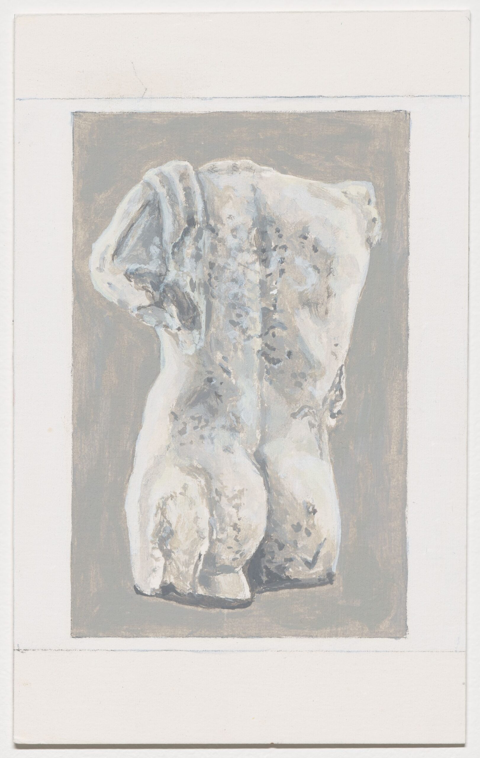 Francesca Fuchs, Male Torso (Back) Sketch, 2022