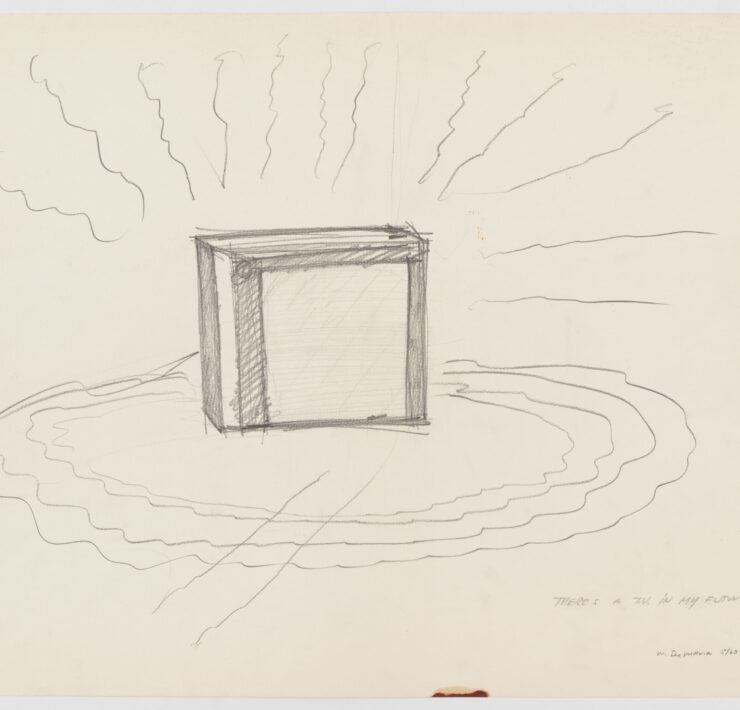 Walter De Maria, There is a TV in My Future, 1963