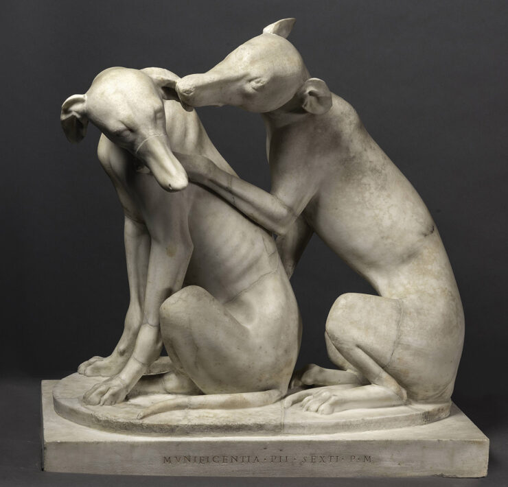05 Group with Two Greyhounds, Villa of Antoninus Pius, Monte Cagnolo, Italy, 2nd century (1)