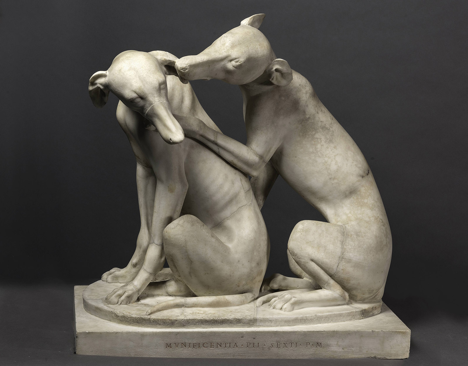 05 Group with Two Greyhounds, Villa of Antoninus Pius, Monte Cagnolo, Italy, 2nd century (1)