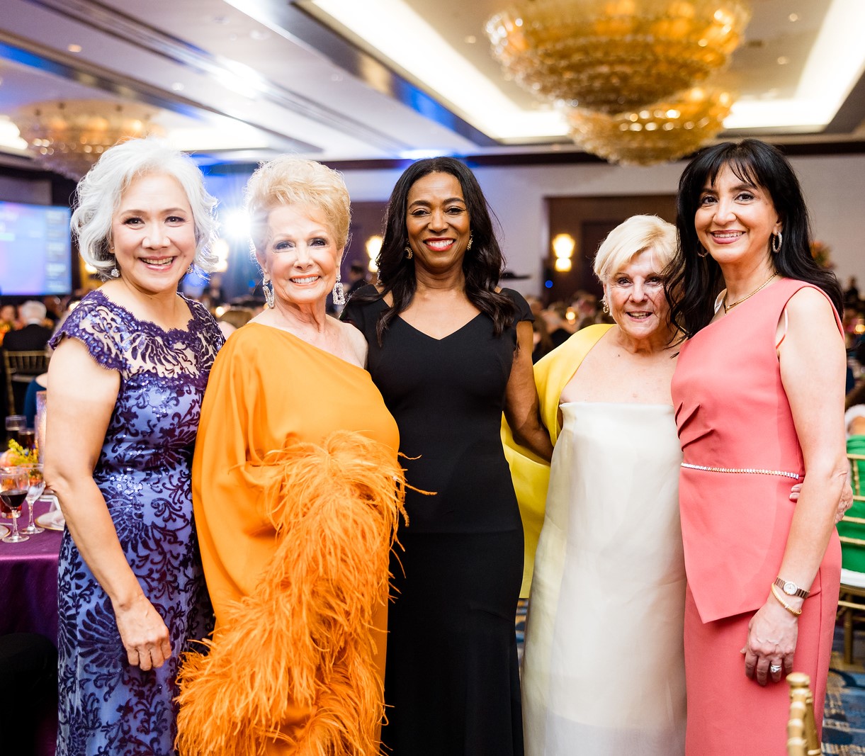 Charlene Chuang, Philamena Baird, Dr. Kathy Flanagan, Paula Sutton, Nadia Tajalli photo by Hung L. Truong