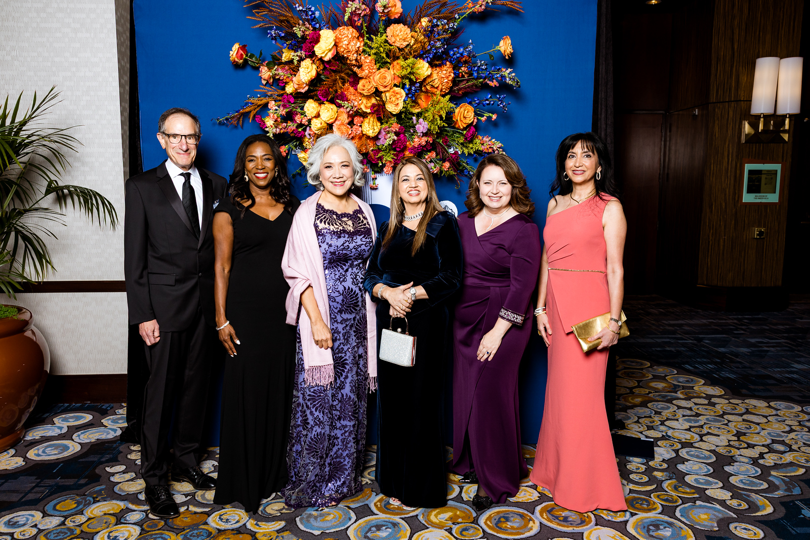 Henry Florsheim, Dr. Kathy Flanagan, Charlene Chuang, Sheroo Mukhtiar, Alison Comstock Moss, Nadia Tajalli photo by Hung L. Truong