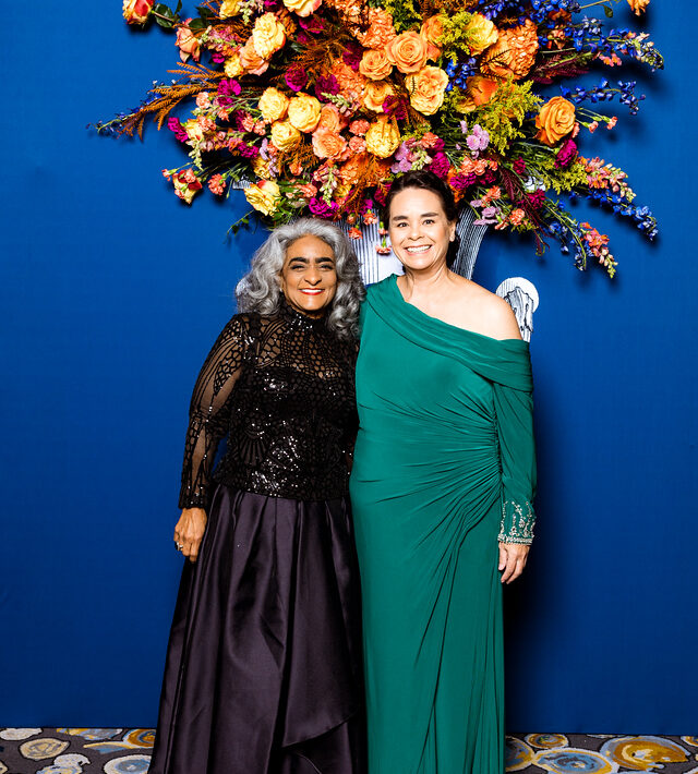 Karen Labat and Sonya Vial of Shell USA Inc photo by Hung L. Truong