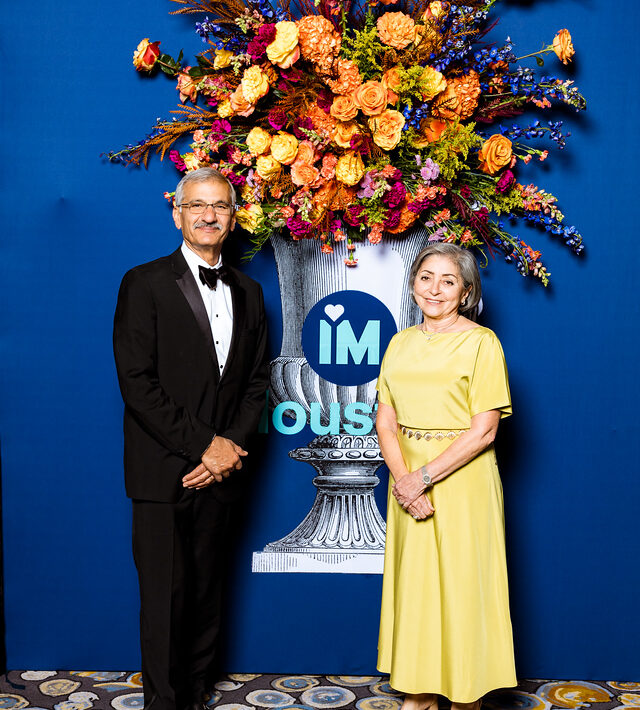 Shirin and Saied Alavi photo by Hung L. Truong