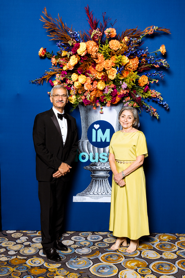 Shirin and Saied Alavi photo by Hung L. Truong