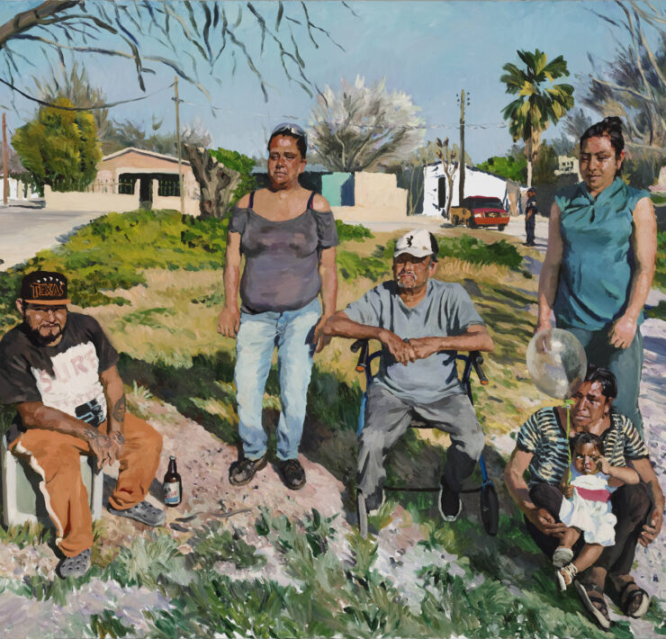 04 Liu Xiaodong, A Mexican Family, The Martinez, 2019