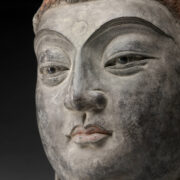 09a Buddha Head [detail], China, Tang dynasty, 8th century
