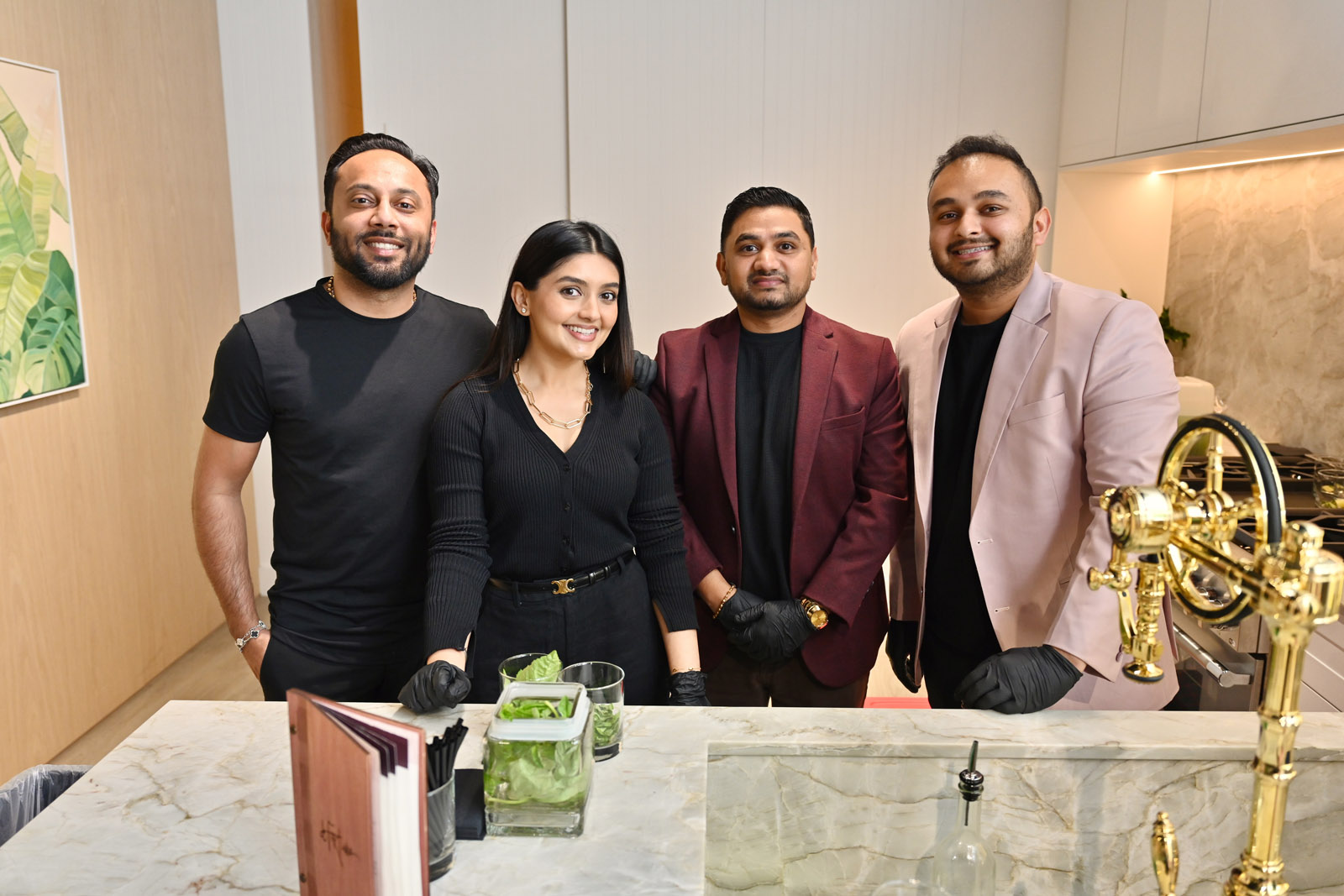 De Fortune's Emish Patel, Kinjal Desai, Atik Mistry and Mayur Desai