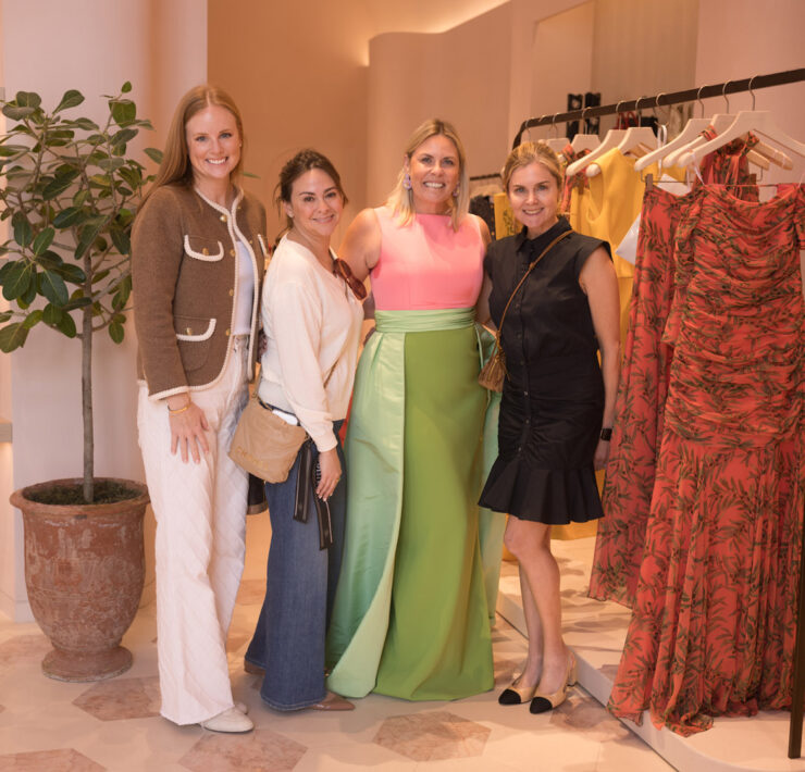 Megan Weston, Natalie Mohtashami, Vanessa Ames, Meredith Marshall at Carolina Herrera by Daniel Ortiz