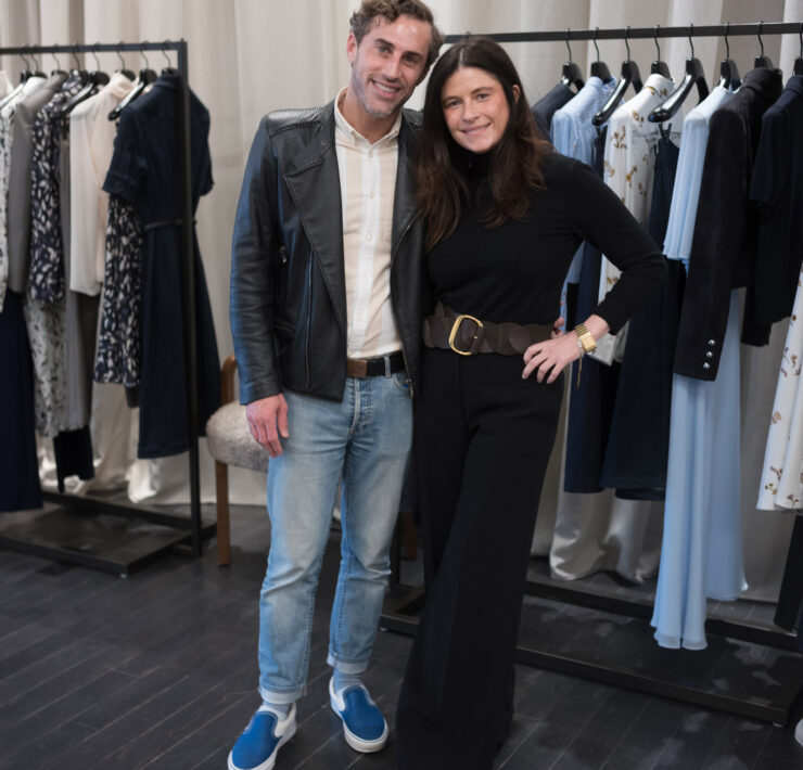 Michael Mandola and Natasha Parvizian at Altuzarra by Daniel Ortiz