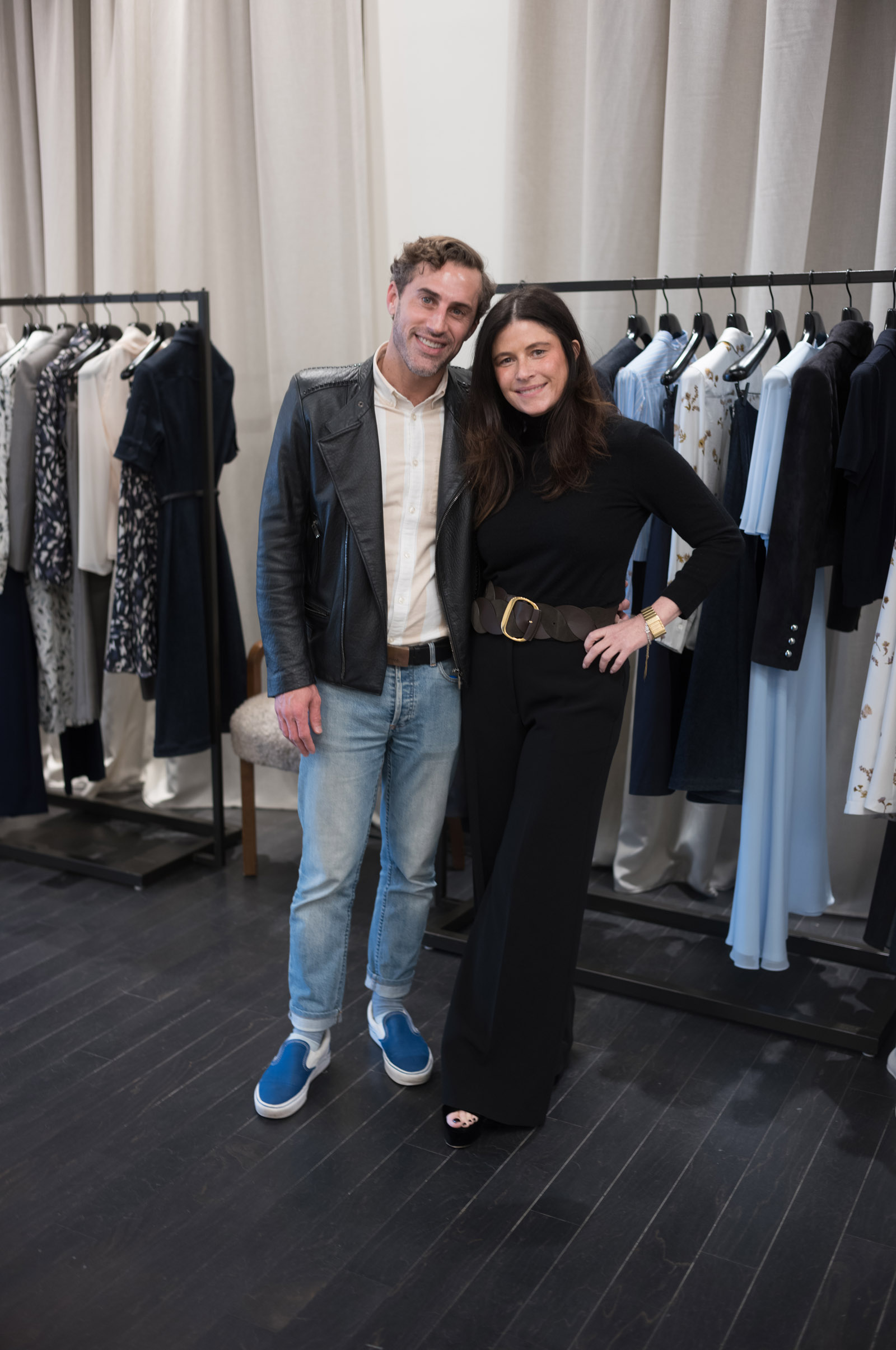 Michael Mandola and Natasha Parvizian at Altuzarra by Daniel Ortiz