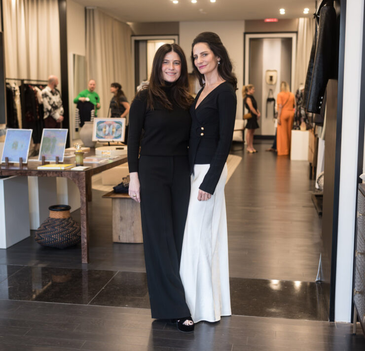 Natasha Parvizian and Alexandra Bruskoff at Altuzarra by Daniel Ortiz