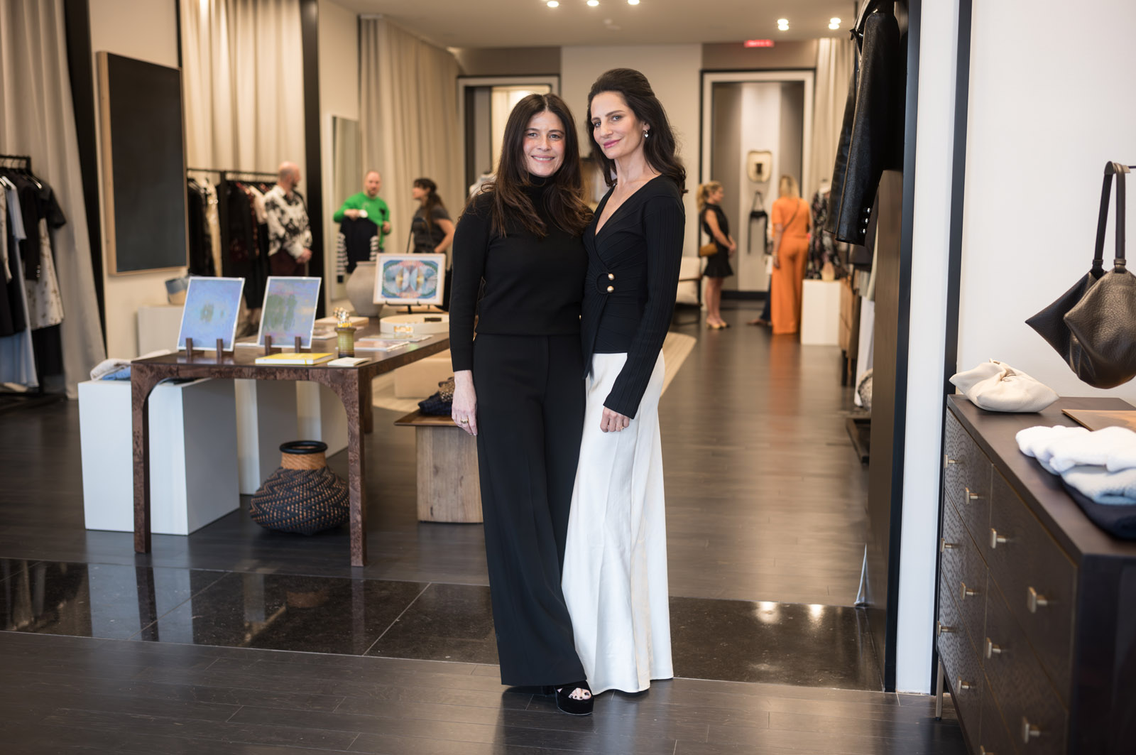 Natasha Parvizian and Alexandra Bruskoff at Altuzarra by Daniel Ortiz