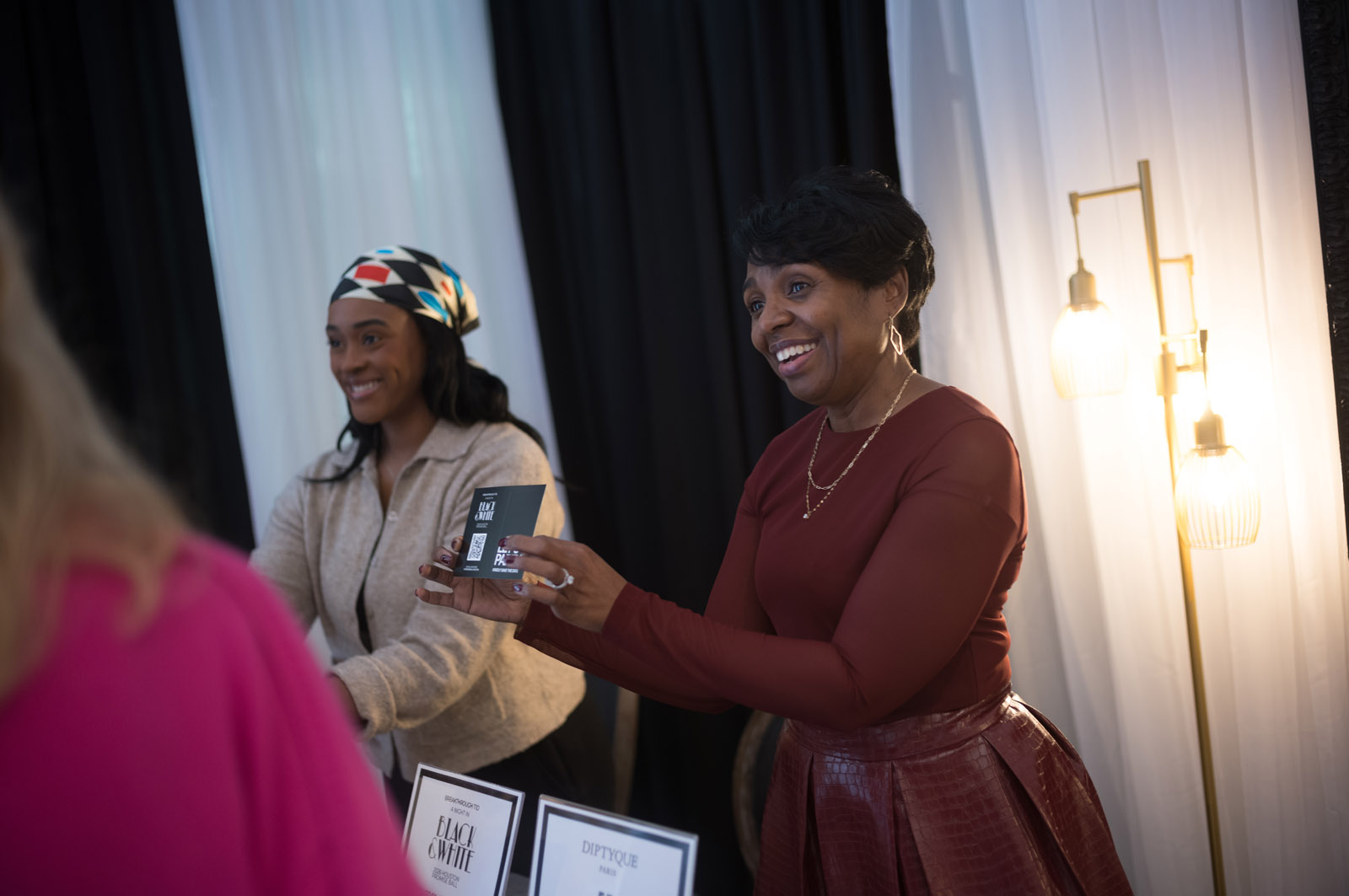 Person on left (ask ROD) and BT1D Chapter Senior Director Deandrea Dillard by Daniel Ortiz
