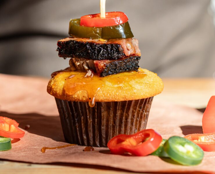 TRUTH BBQ x Crave Cupcakes Smoke & Honey Cupcake credit Becca Wright (1)