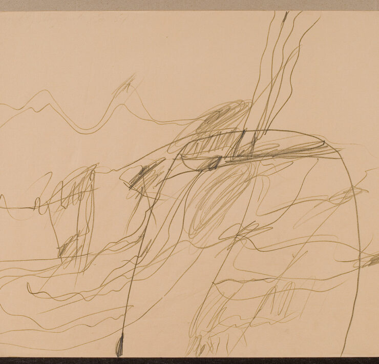 Cy Twombly, Untitled, 1954