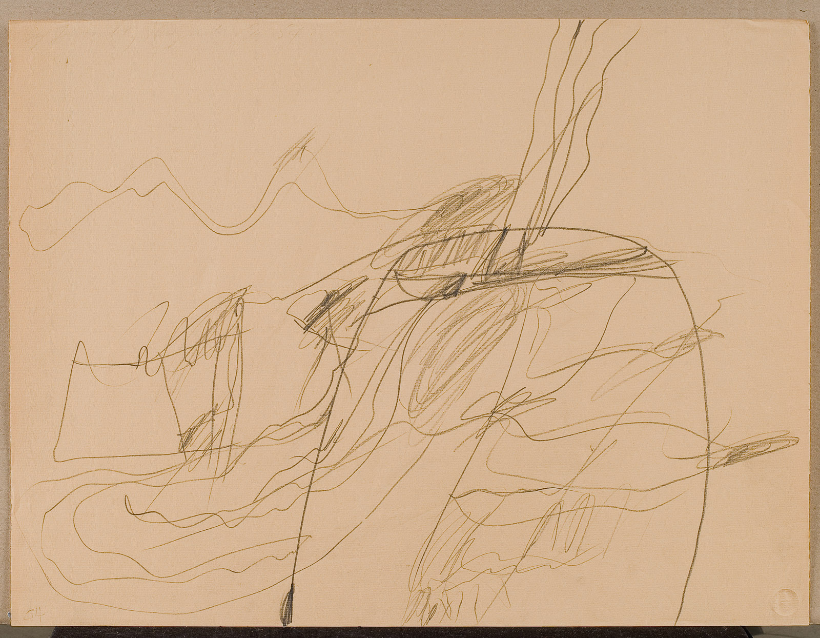 Cy Twombly, Untitled, 1954