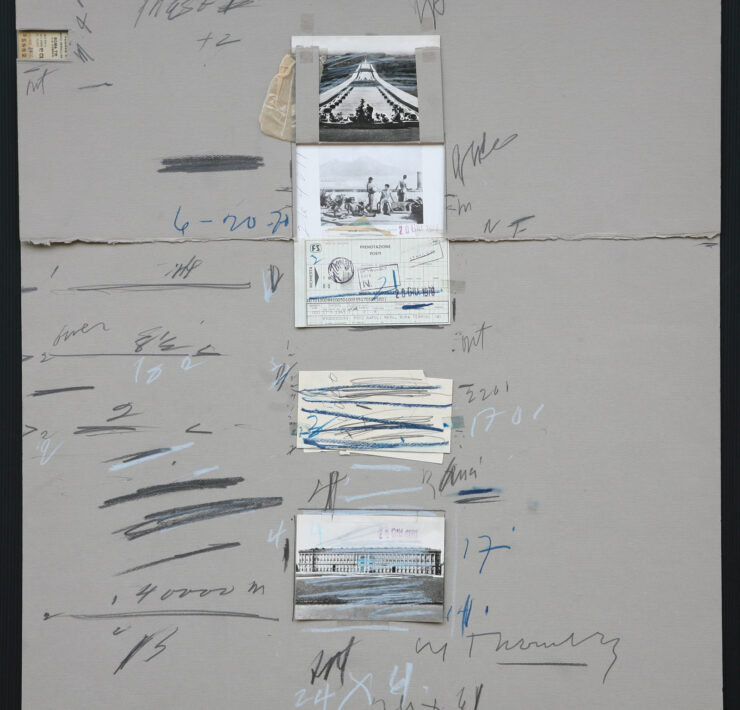 Cy Twombly, Untitled, 1970. Collage