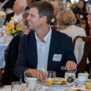LHSAA Photo 15 – Lamar Alumni Association Board Member, Will Sparker, class of 2001, enjoying the program