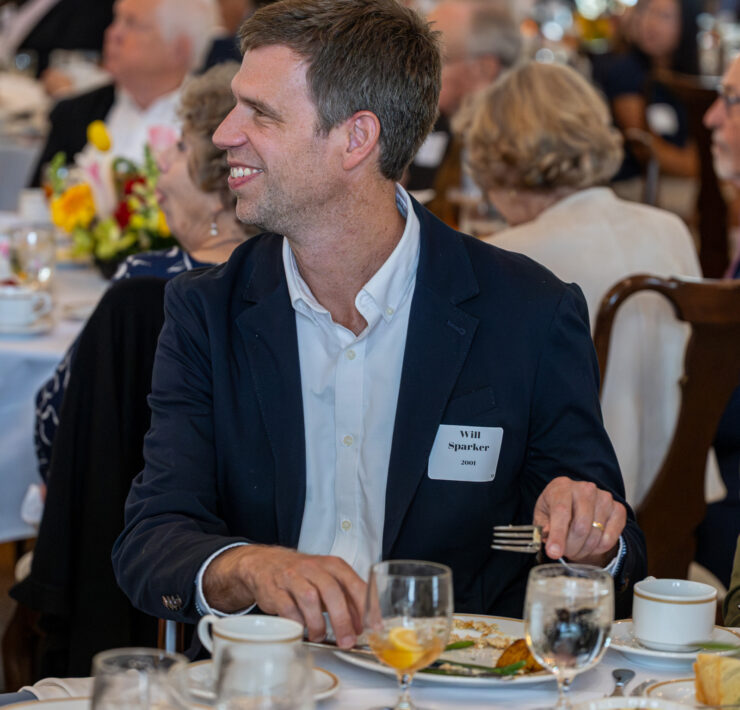 LHSAA Photo 15 – Lamar Alumni Association Board Member, Will Sparker, class of 2001, enjoying the program