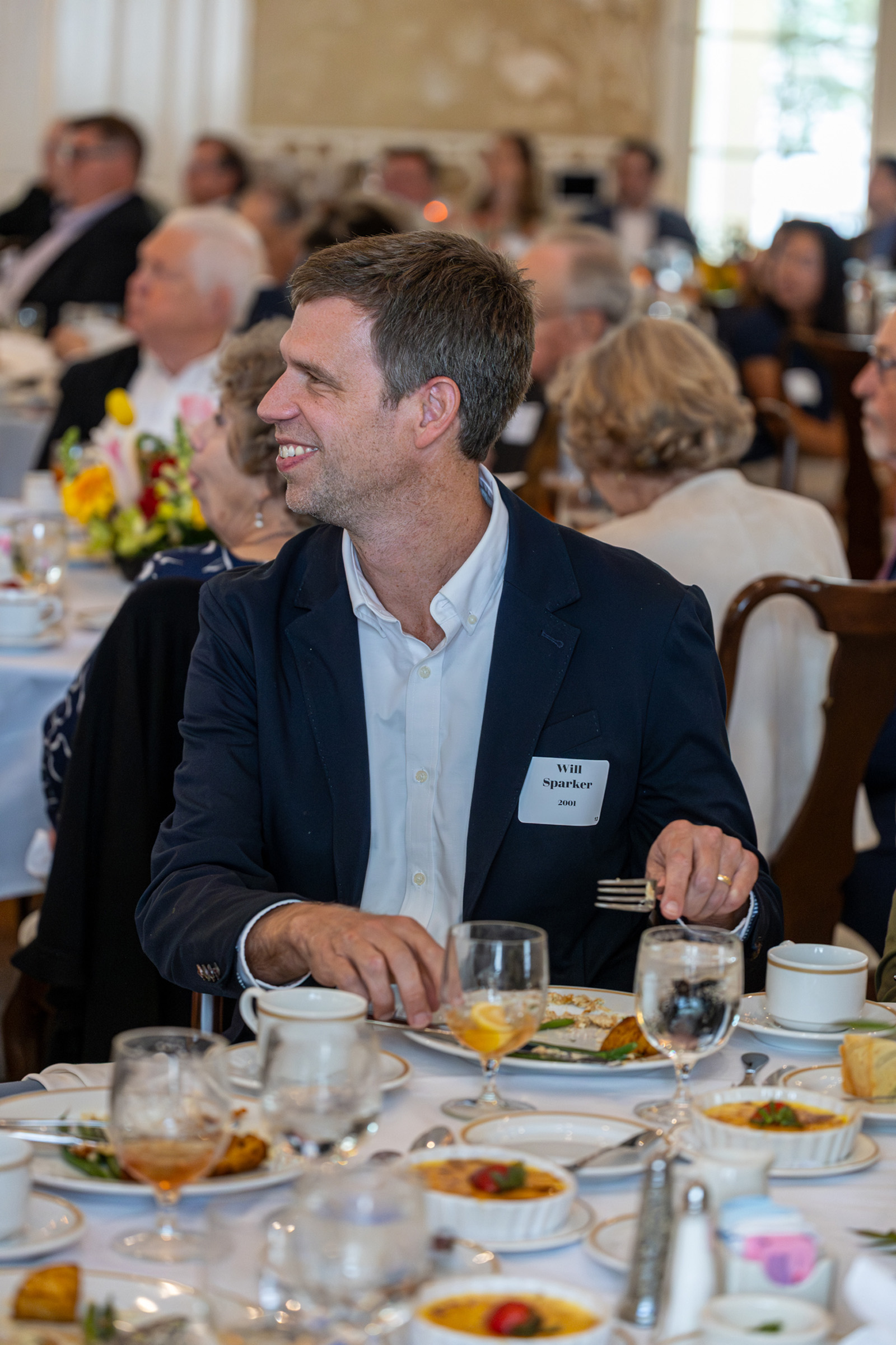 LHSAA Photo 15 – Lamar Alumni Association Board Member, Will Sparker, class of 2001, enjoying the program