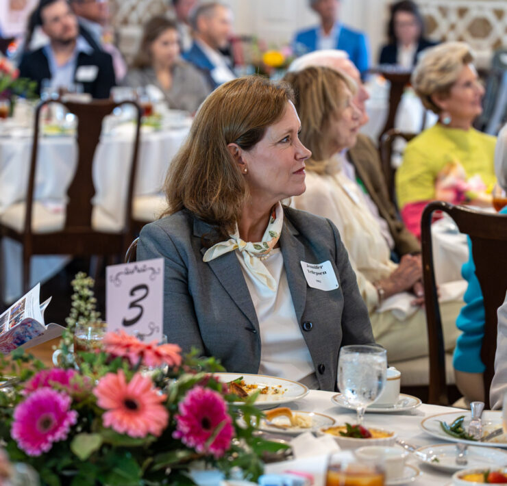 LHSAA Photo 19 – Jennifer Tellespen, class of 1992, watching the awards ceremony