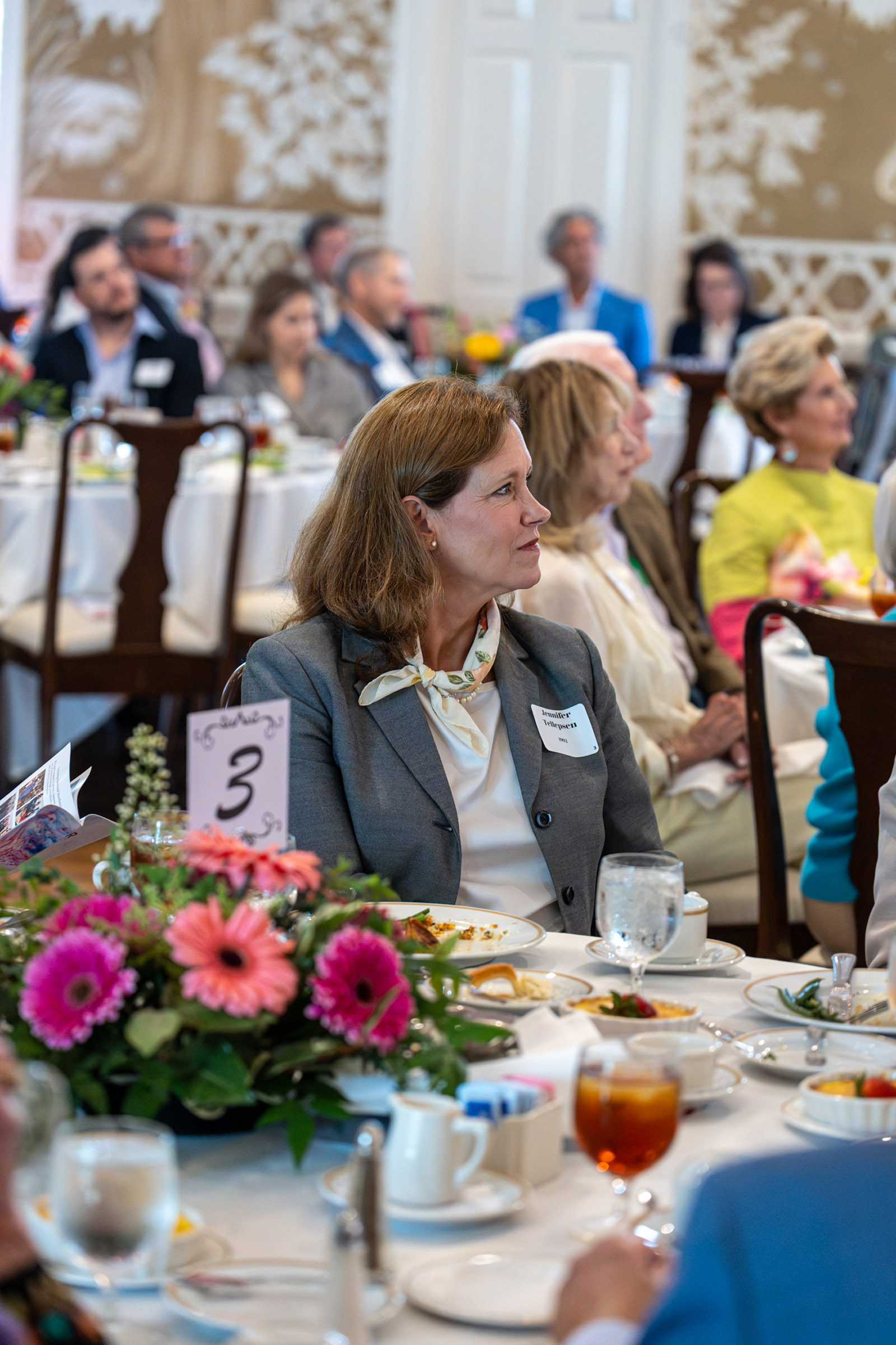 LHSAA Photo 19 – Jennifer Tellespen, class of 1992, watching the awards ceremony