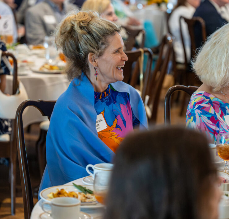 LHSAA Photo 22 – Ellen Kirpatrick Ault, class of 1987, enjoying to presentation